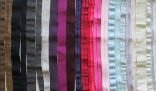 Fold over elastic - over, various