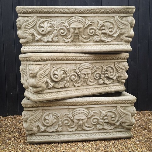 Pair nettuno stone - pair, troughs