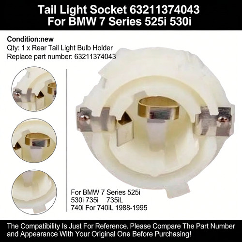 Tail light socket 63211374043 - tail,