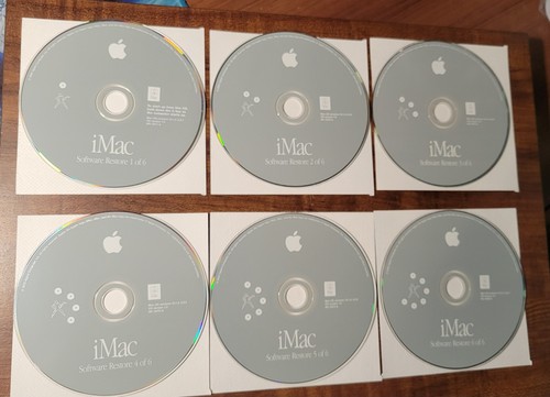 Imac software restore discs - restore,