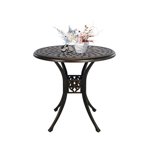 Patio table with - in,