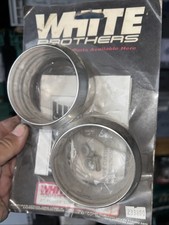 White Brothers Exhaust Custom Ends 3” Porker Harley Davidson Etc Alloy Unused