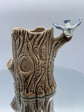 Wade Bluebird Tree Trunk Posy Vase 1957-59. 4" tall. VGC