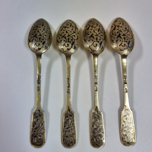 Antique set russian silver - russian,