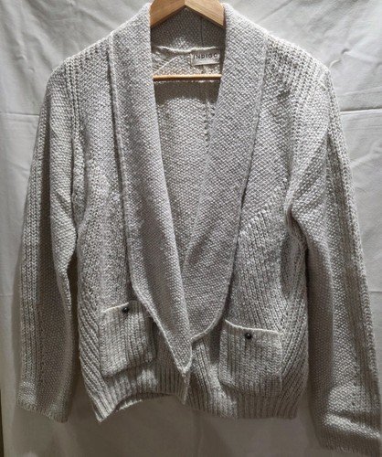 Indigo silver grey shawl - m&s,