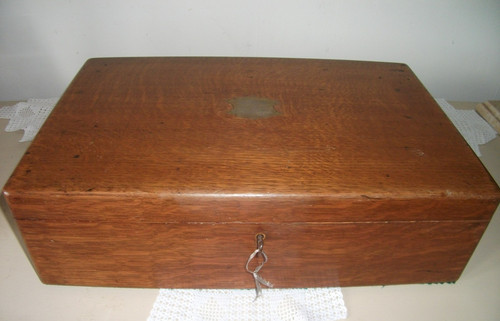 Handsome vintage oak fitted - oak,