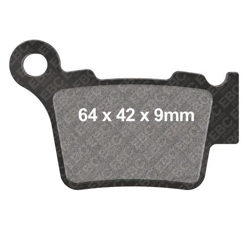 Ebc brake pads sintered rear - sintered,