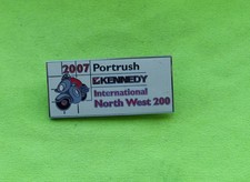 2007 NW200 North West 200 Motorcycle bike badge pin lapel brooch enamel
