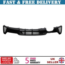 Twin Exhaust Diffuser FOR BMW 4 SERIES F32 F33 F36 NEW M Sport UK Gloss Black