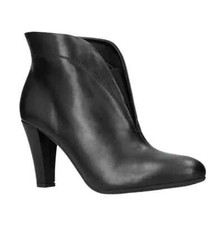 Carvela Rida Womens UK 3 EU 36 Black Leather Cut Out Pull On Heeled Ankle Boots