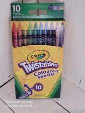 Crayola Twistables - 10 Coloured Pencils 10 Colours No Sharpening Needed