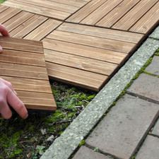 Anti-Slip Wooden Garden Patio