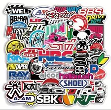 25 x Random JDM Car Brand Stickers Set Pack Racing Vinyl Decal Drift Turbo Motor