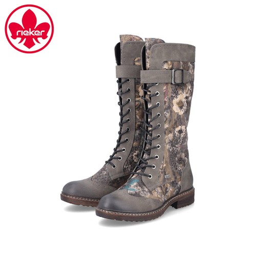 Rieker womens floral multi zip - rieker,