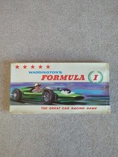  Formula 1 One Car Racing Board Game 1962 By Waddingtons