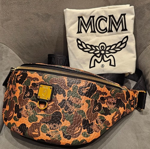 Mcm bape stark belt bag - belt,