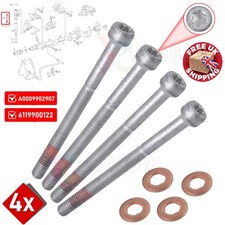 4x Diesel Injector Bolts &