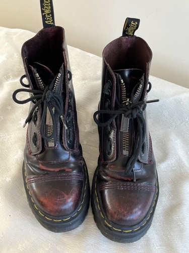 Martens sinclair cherry - sinclair, red