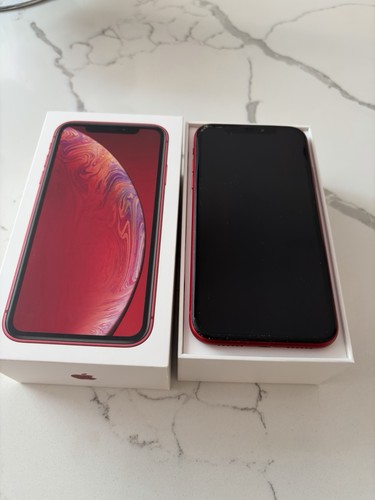 Used apple iphone red 64gb - used,