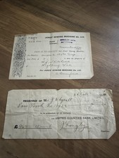 Pre WW1 Ephemera Paperwork