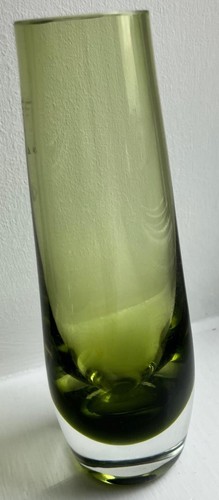 Green vase 30cm tall - vase,