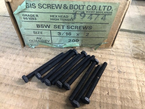 Whitworth hexagonal set screws - hexagonal,
