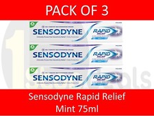 3 x 75ml Sensodyne Rapid