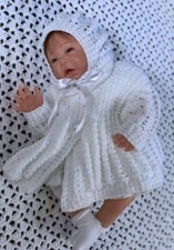 VR87. DK Baby Matinee Coat and Bonnet.