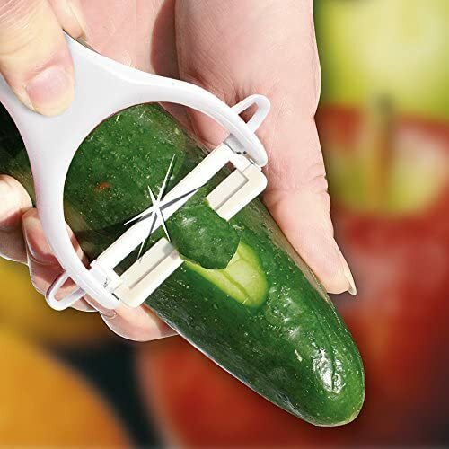 Ceramic potato peeler with - peeler,