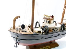 MODEL  FISHING TRAWLER WELL BUILT 24 X 22 CM