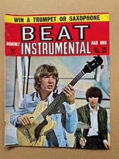 WALKER BROTHERS BEAT INSTRUMENTAL MAGAZINE MARCH 1966 SCOTT WALKER COVER (no fea