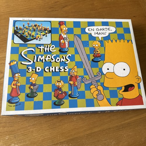 The simpsons chess set - the,