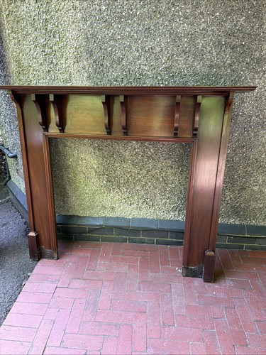 Wooden fire surround - fire,