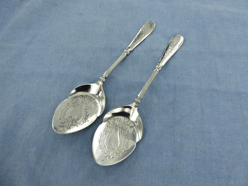 Antique pair sterling - an,