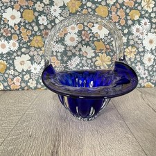 Murano Style Glass Basket –