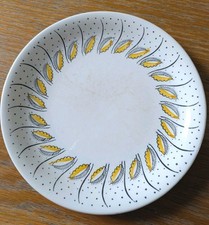 A Vintage Retro Broadhurst Side Plate Design Kathie Winkle Yellow Petula 