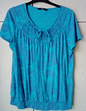 Bonmarche Ladies Short Sleeve Casual Tunic Top Size 18 - Elasticated hem, Unworn