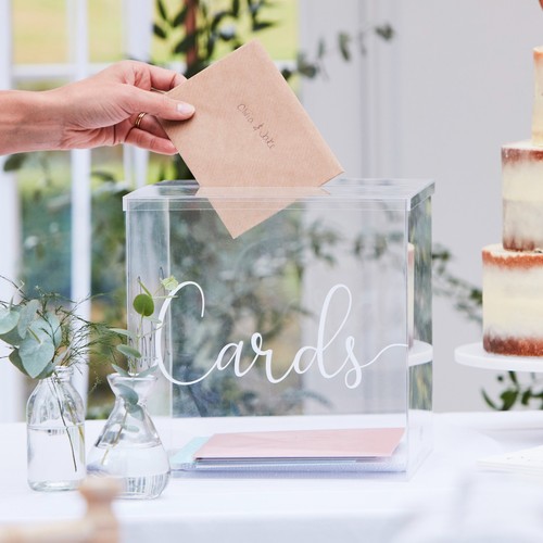 Wedding card box - , acrylic
