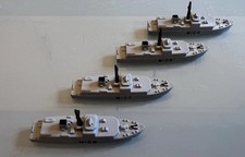 Tri-ang Metal Ships. 4x