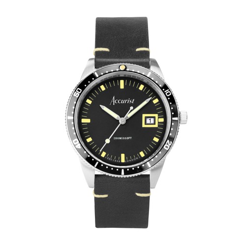 Accurist dive 42mm mens - 42mm, round