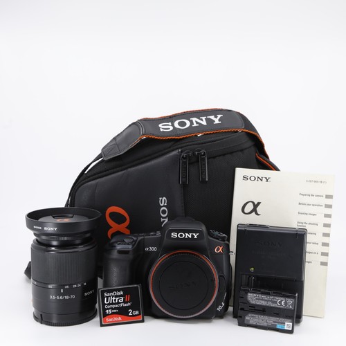 Sony alpha a300 dslr - alpha, camera
