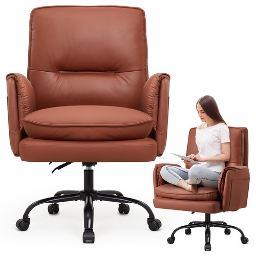 Office chair leather desk - office, pu