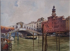 "Ponte De Rialto", Venice, A