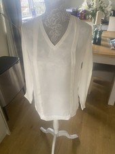 Jaeger Silk Blouse Ivory 100%
