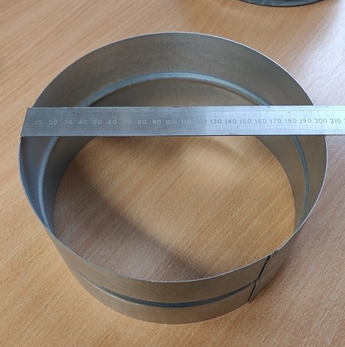 Lindab coupling 200mm - mf,