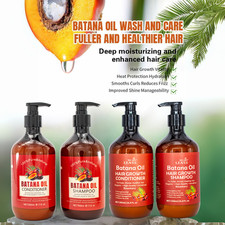 100% Pure,Natural Batana Oil Shampoo & Conditioner/Hair Growth,Nourishment 500ml