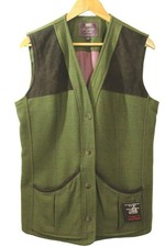 MUSTO LADIES SIZE 14 GREEN COUNTRY SHOOTING VEST WAISTCOAT