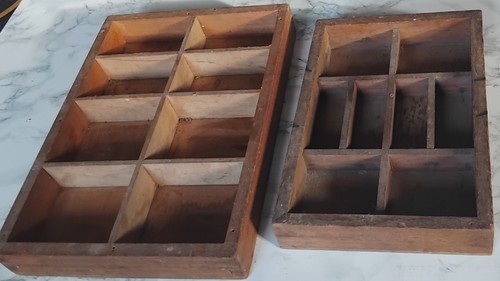 Pair handmade wooden - of,