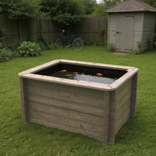 Wooden pond x 1m - x, –