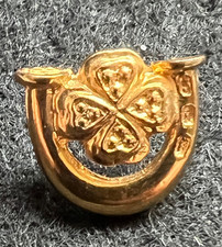 FOUR LEAF CLOVER IN HORSE SHOE